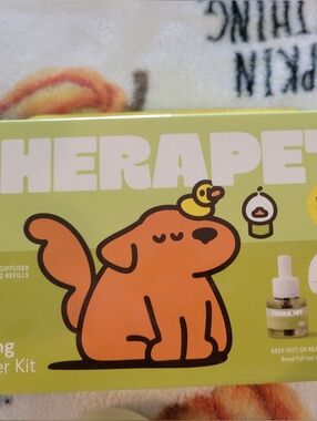 Therapet Dog Calming Diffuser Kit - Lime Green & Orange PLUS